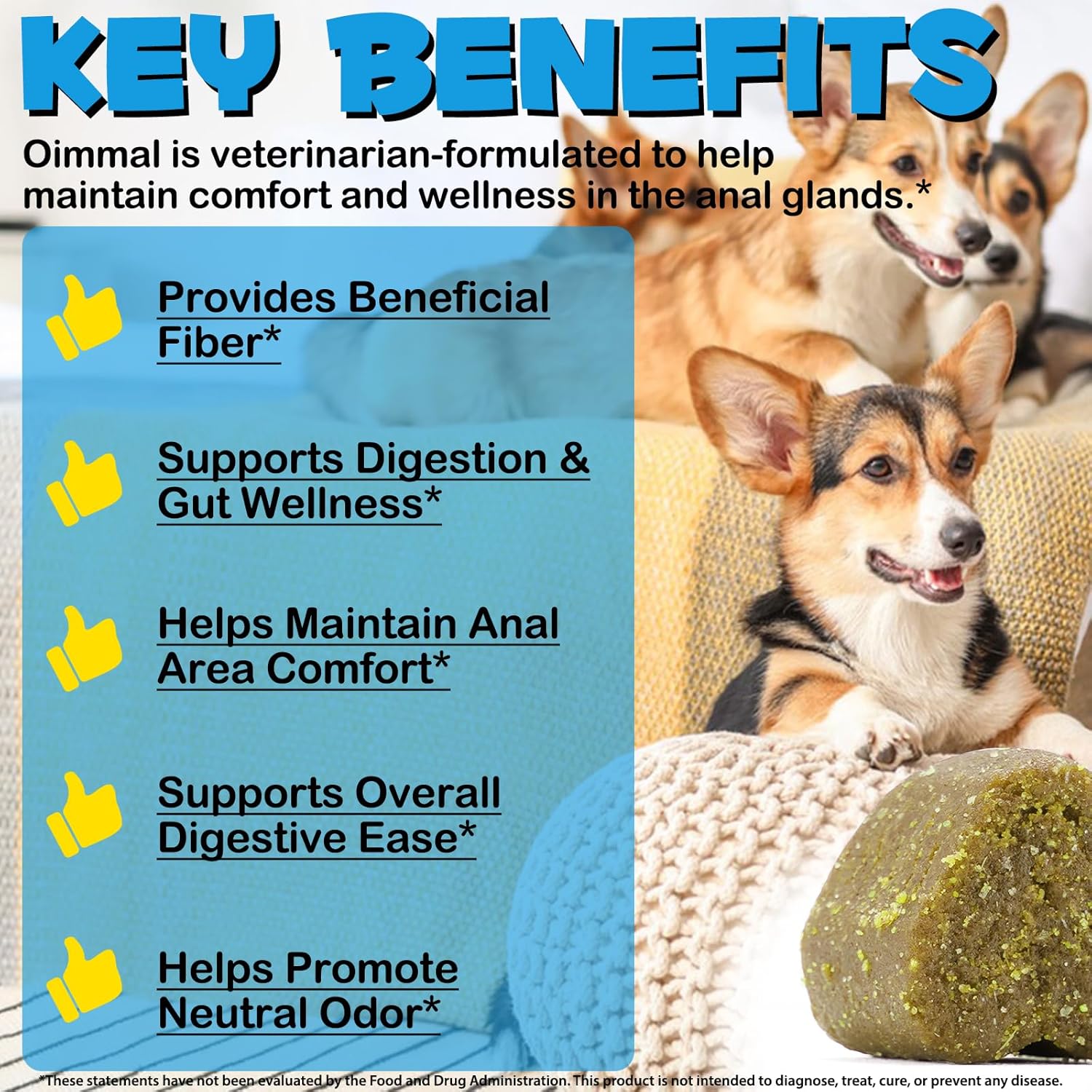 Thumbnail 5 de Digestive Fiber Cut Support Chews 150 chews