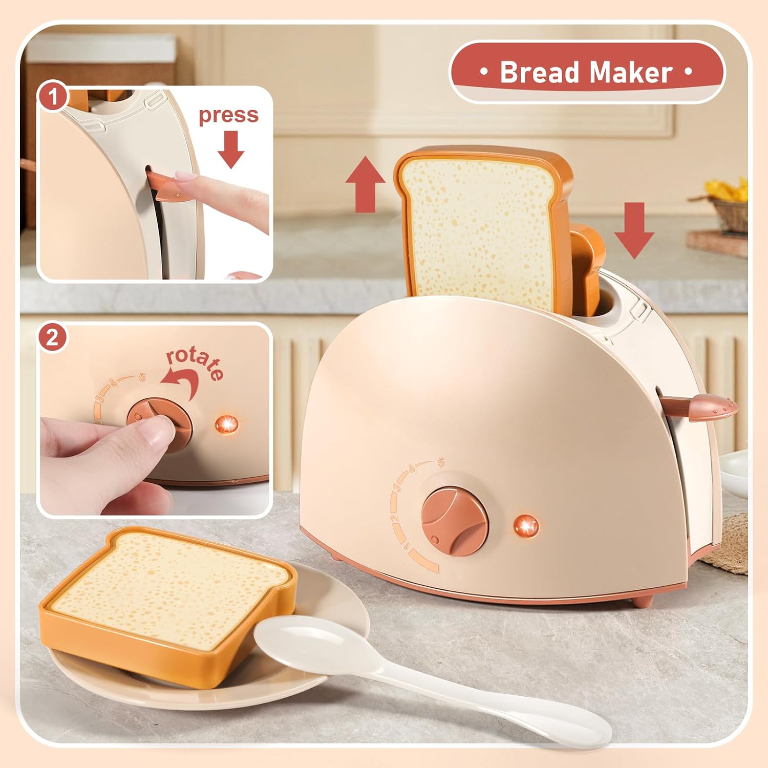 Thumbnail 6 de LOVE LIFE Educational Kitchen Toy Set