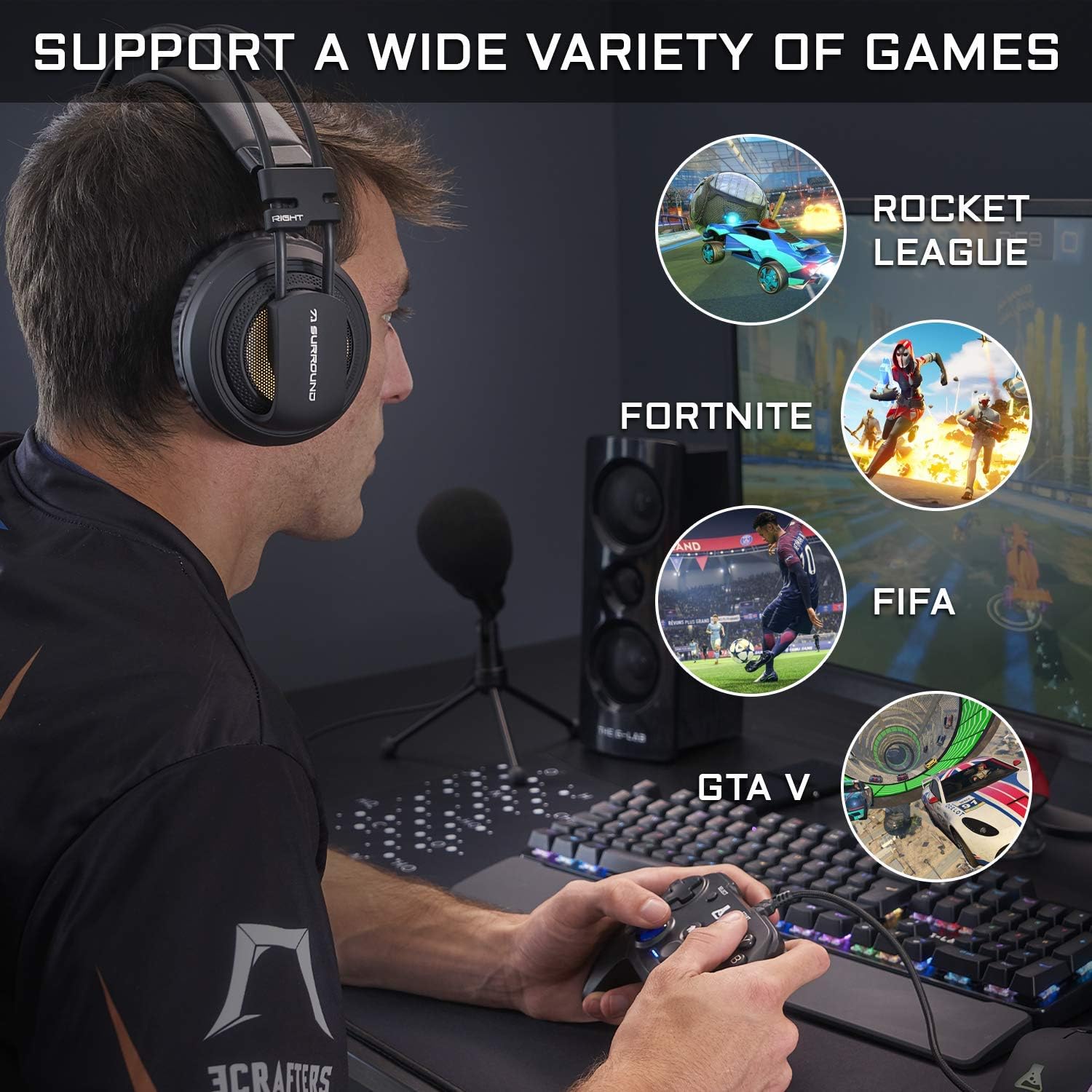 Thumbnail 4 de The G-Lab K-Pad THORIUM Gaming-Controller