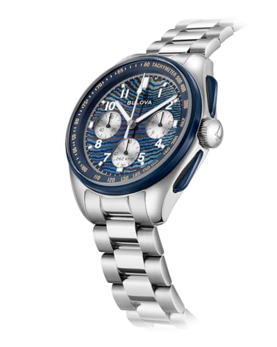 Detalle 2 de Bulova Men's Chronograph Quartz Watch with Stainless Steel Strap 98A329