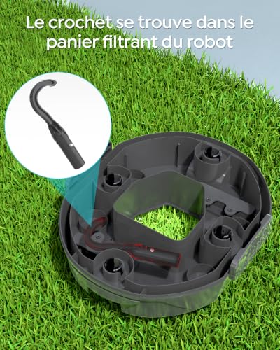 Thumbnail 9 de BRINBO S2 Robot Piscine, Double Filtration, Sans Fil — Aspirateur piscine sans fil pour piscines hors sol