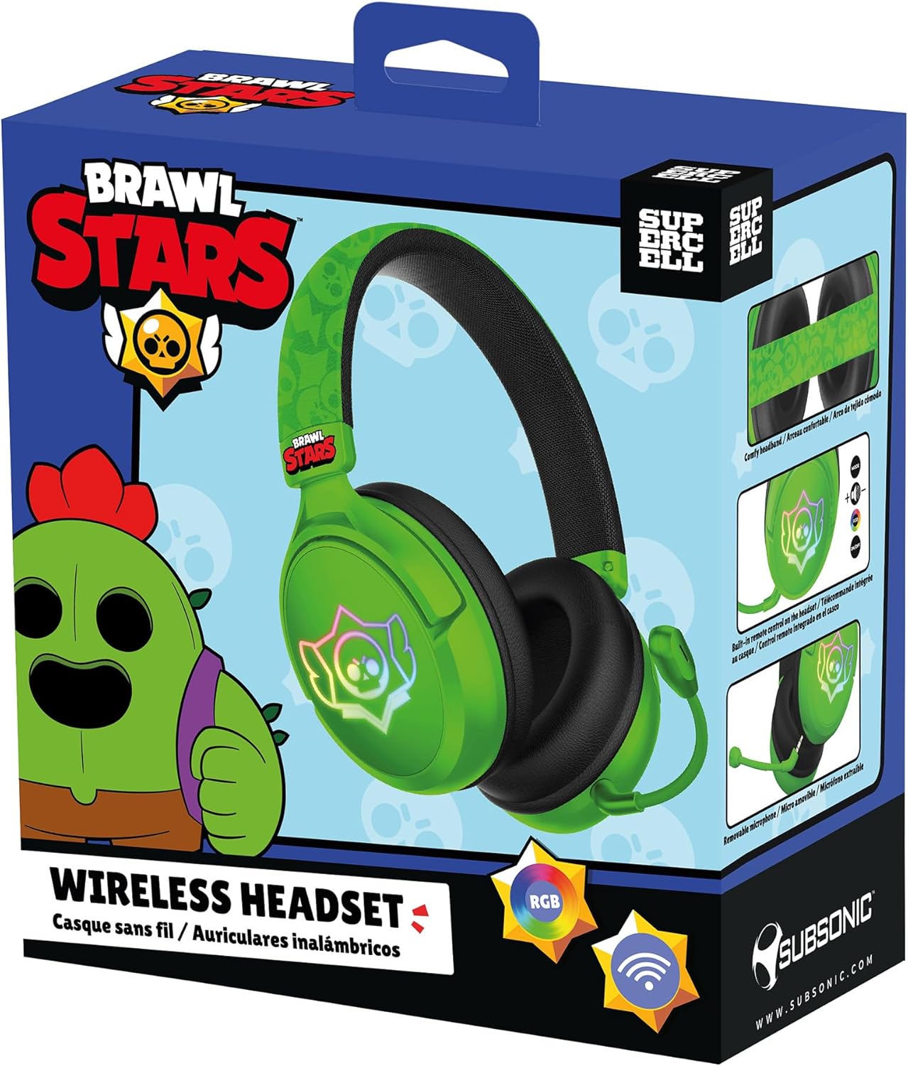 Thumbnail 6 de Subsonic Chaise Gaming Brawl Stars pour enfant et ado Leon — fauteuil de bureau ergonomique à mousse haute densité