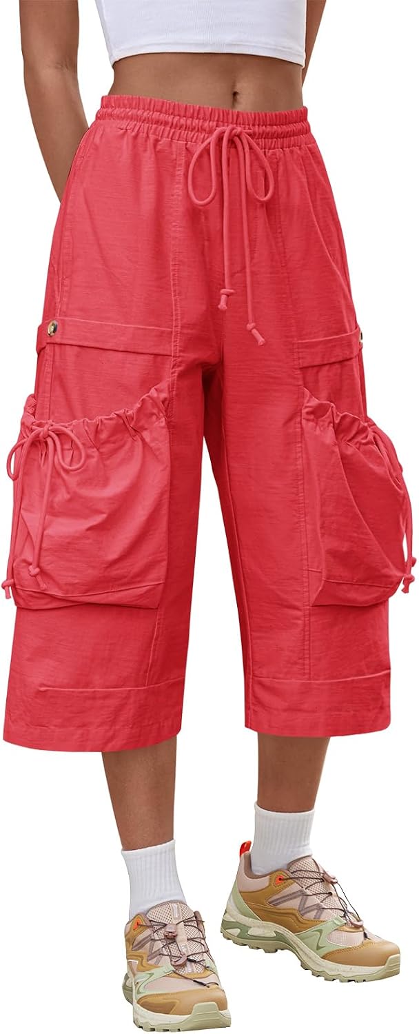 Thumbnail 6 de Aoysky Women's Cotton Cargo Capris