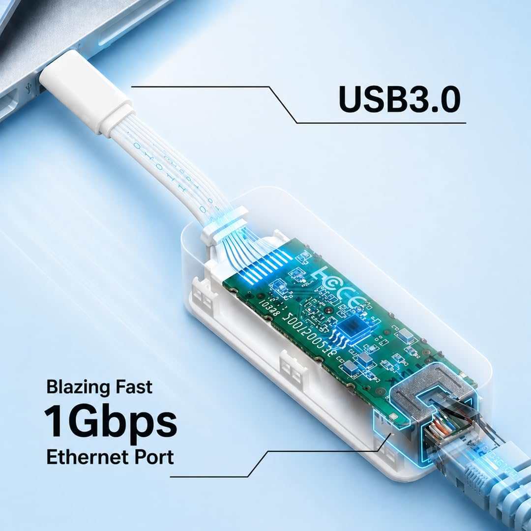 Detalle de TP-Link UE300C USB C ethernet adapter 10Gb