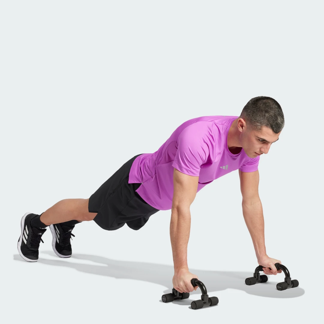 Thumbnail 2 de Camiseta Gym+ Training de Adidas en violeta