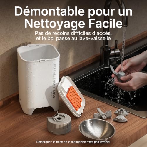 Thumbnail 8 de PETKIT Distributeur Automatique pour Chats et Chiens – Réserve 3L, WiFi 2,4 GHz, Bol Acier Inoxydable