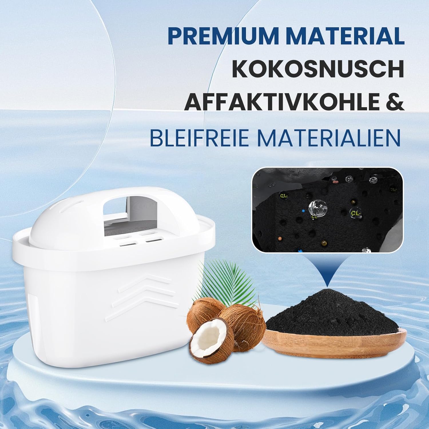 Detalle 2 de GOLDEN ICEPURE Wasserfilter Kartusche Maxtra
