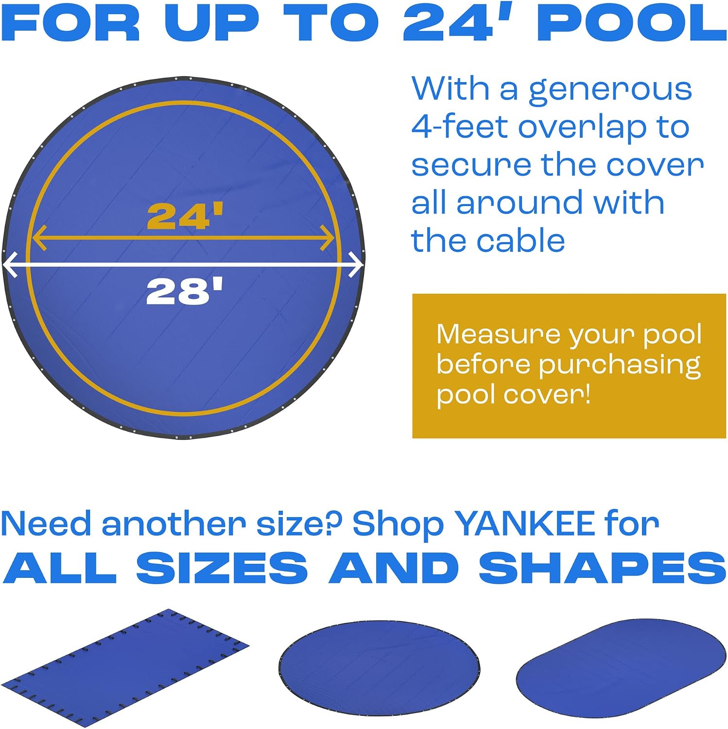 Detalle de Yankee Pool Pillow YPC-RO- 24 Round Above-Ground Winter Pool Cover
