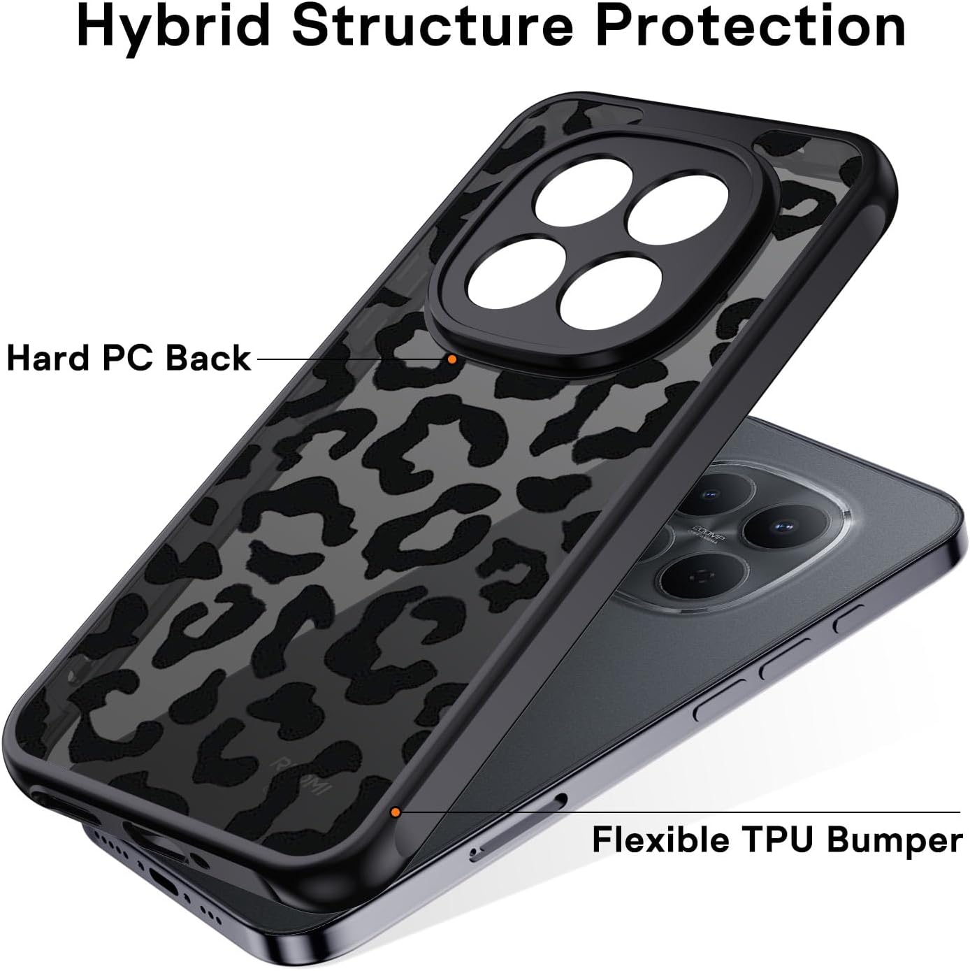 Thumbnail 1 de XTCASE Redmi Note 15 Pro Plus Coque léopard 🐆
