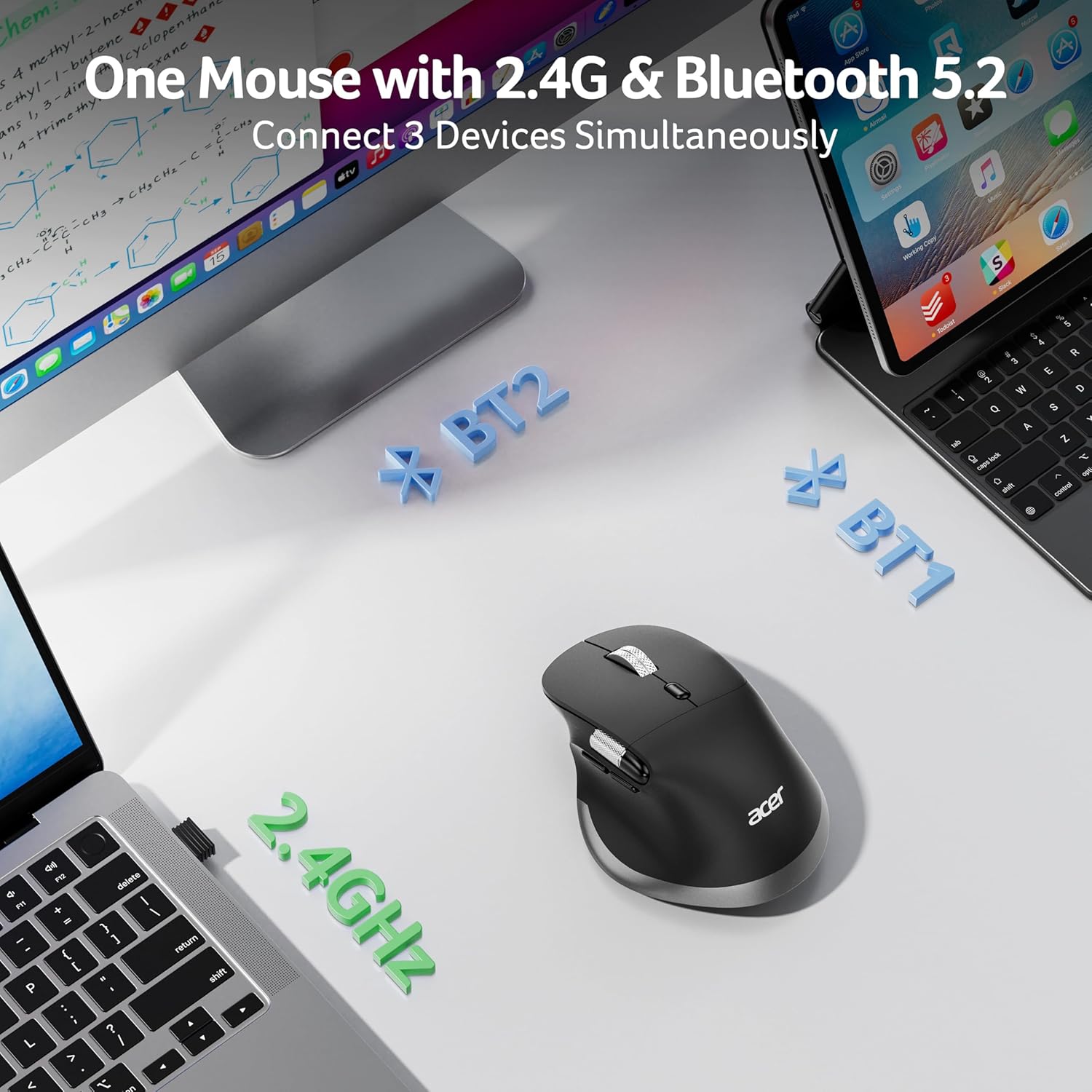 Detalle 2 de Acer Wireless Mouse with 4800 DPI