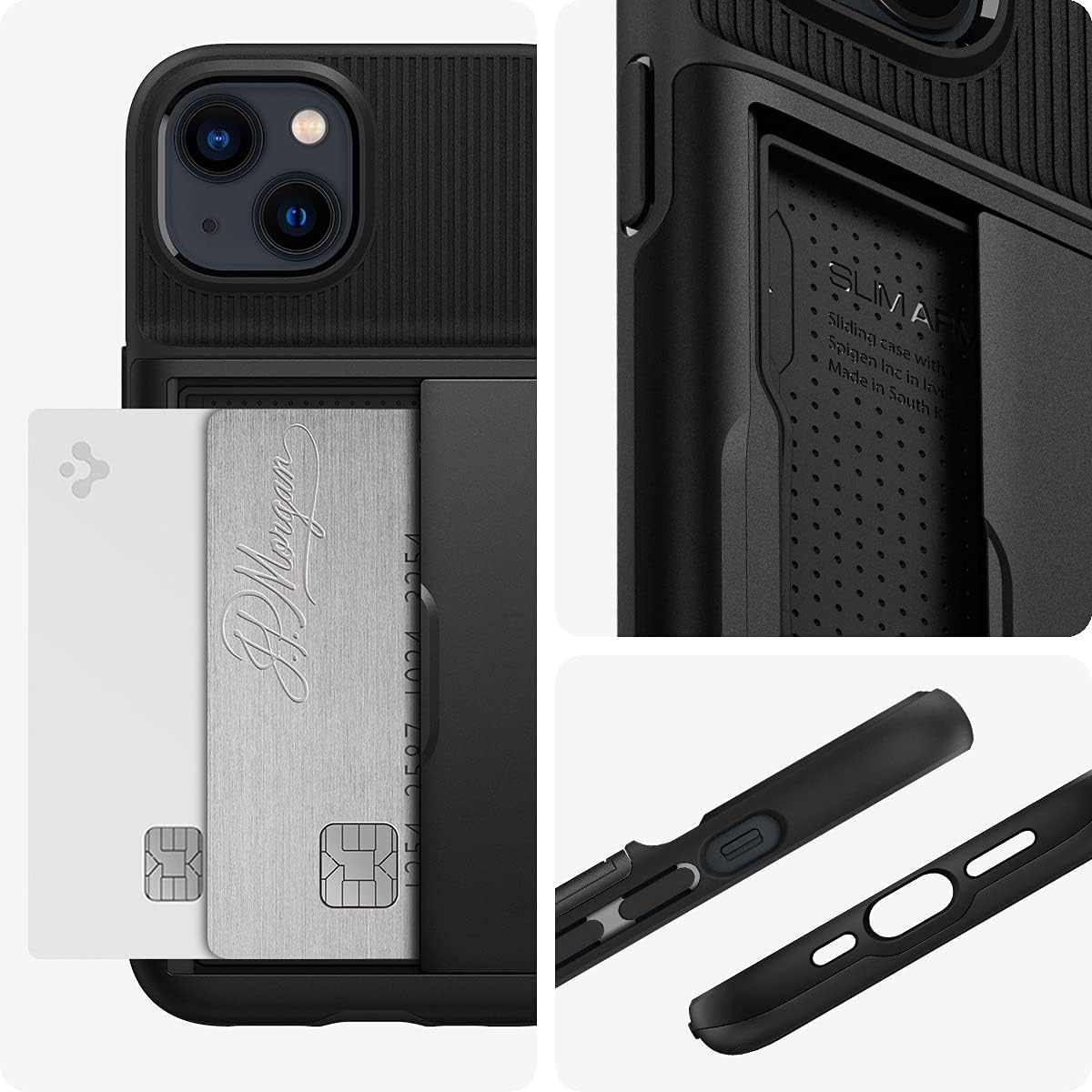 Thumbnail 6 de Spigen Slim Armor CS Coque pour iPhone 13 en noir
