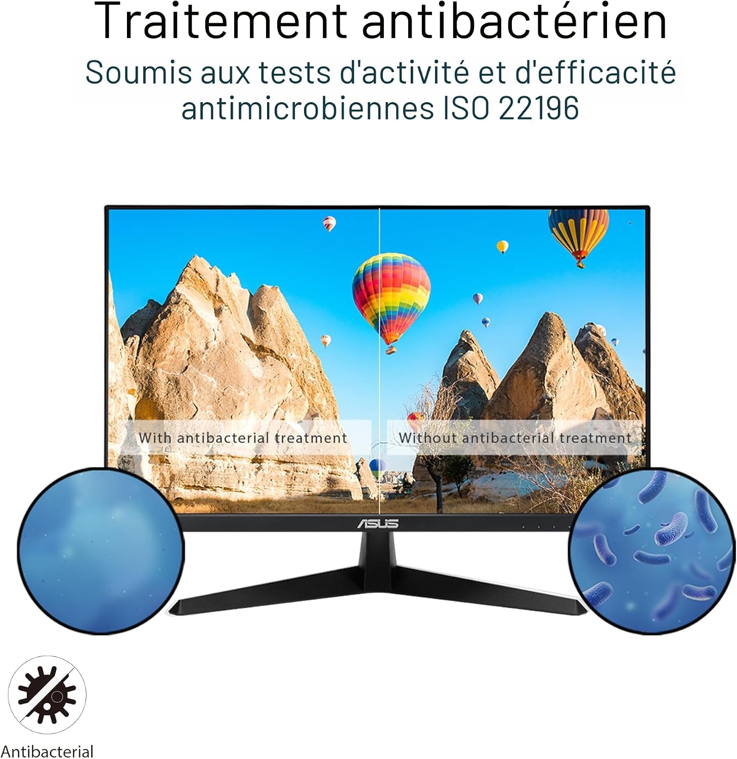 Detalle de ASUS Moniteur de Jeu VY249HGR Eye Care – 23,8 pouces IPS, 120 Hz OC, Full HD