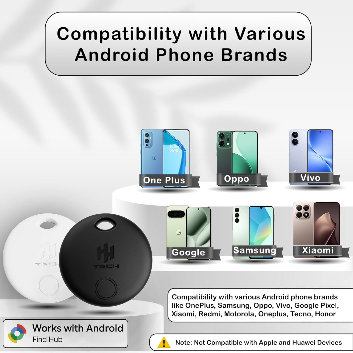 Thumbnail 5 de HH-Tech Android Tracker Tag Combo