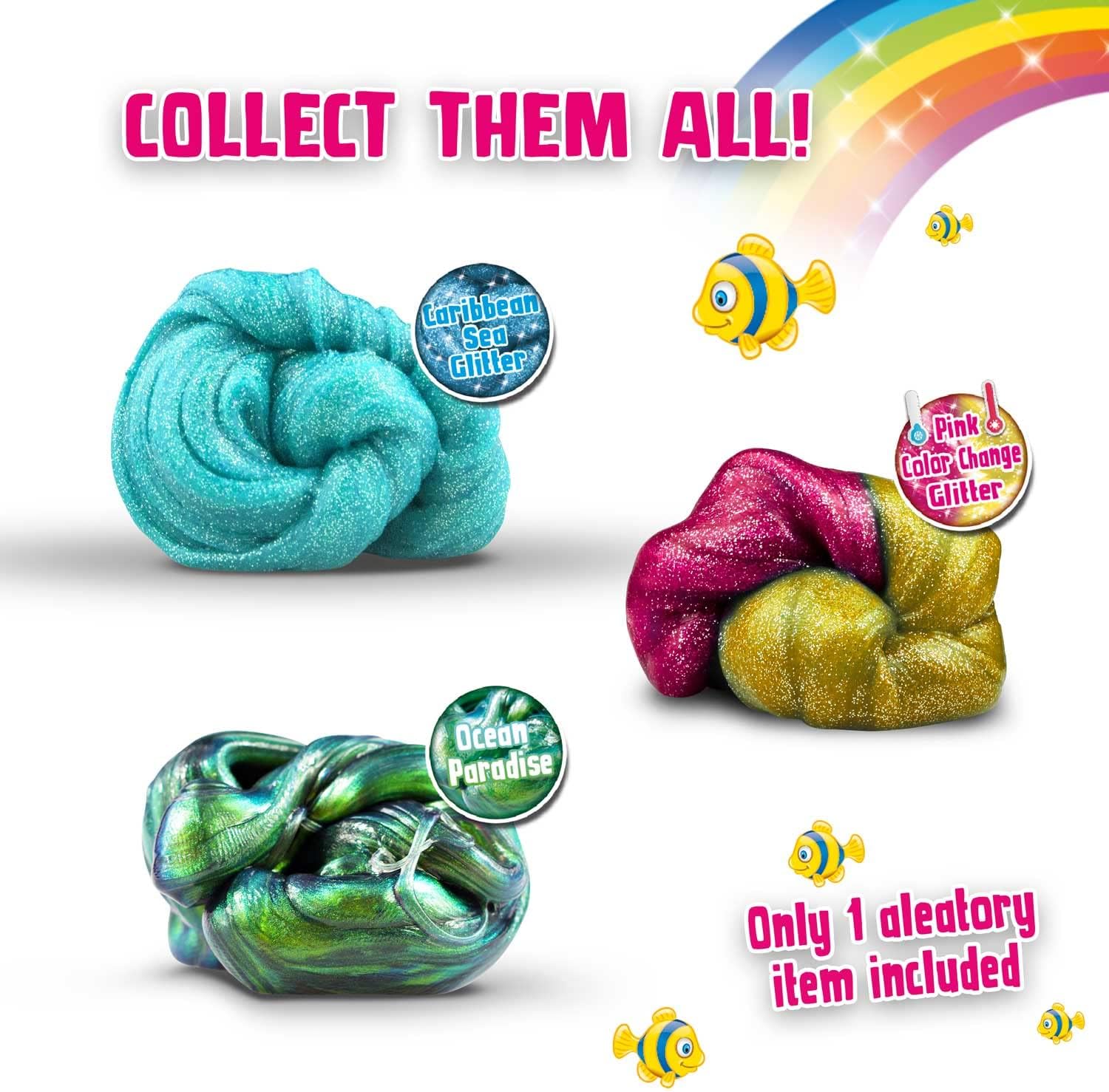 Thumbnail 2 de Magic Dough Craze 12826 Super Mastic Intelligent – pâte magique pour enfants (sirène), couleurs assorties