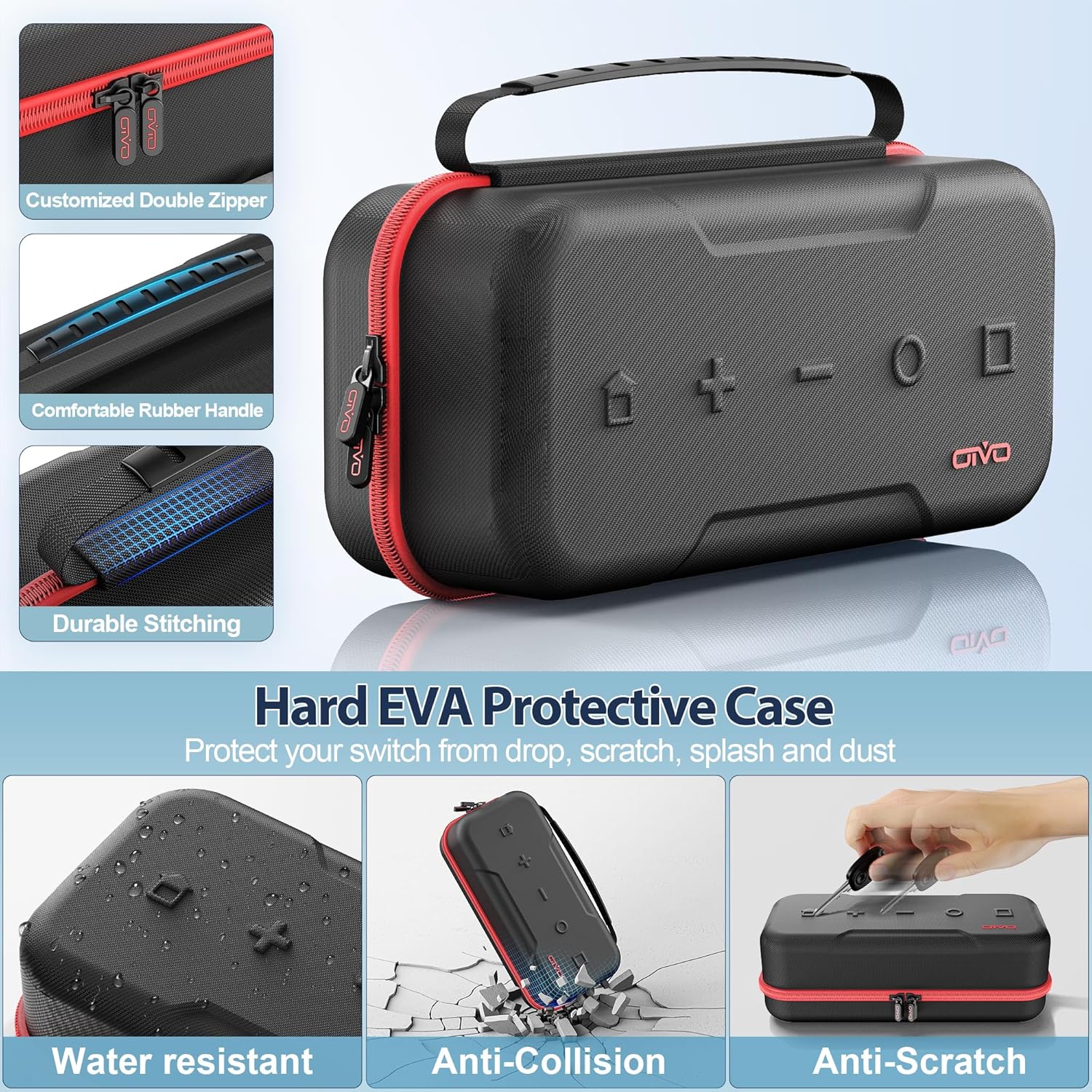 Thumbnail 4 de Nintendo Switch Carrying Case with 20-Game Slots