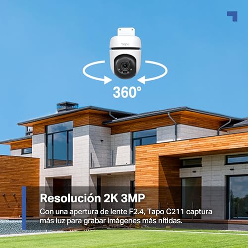 Thumbnail 6 de Tapo C510W (2-Pack) Cámaras Wi‑Fi exteriores 2K/3MP con visión nocturna, IA y giro 360°