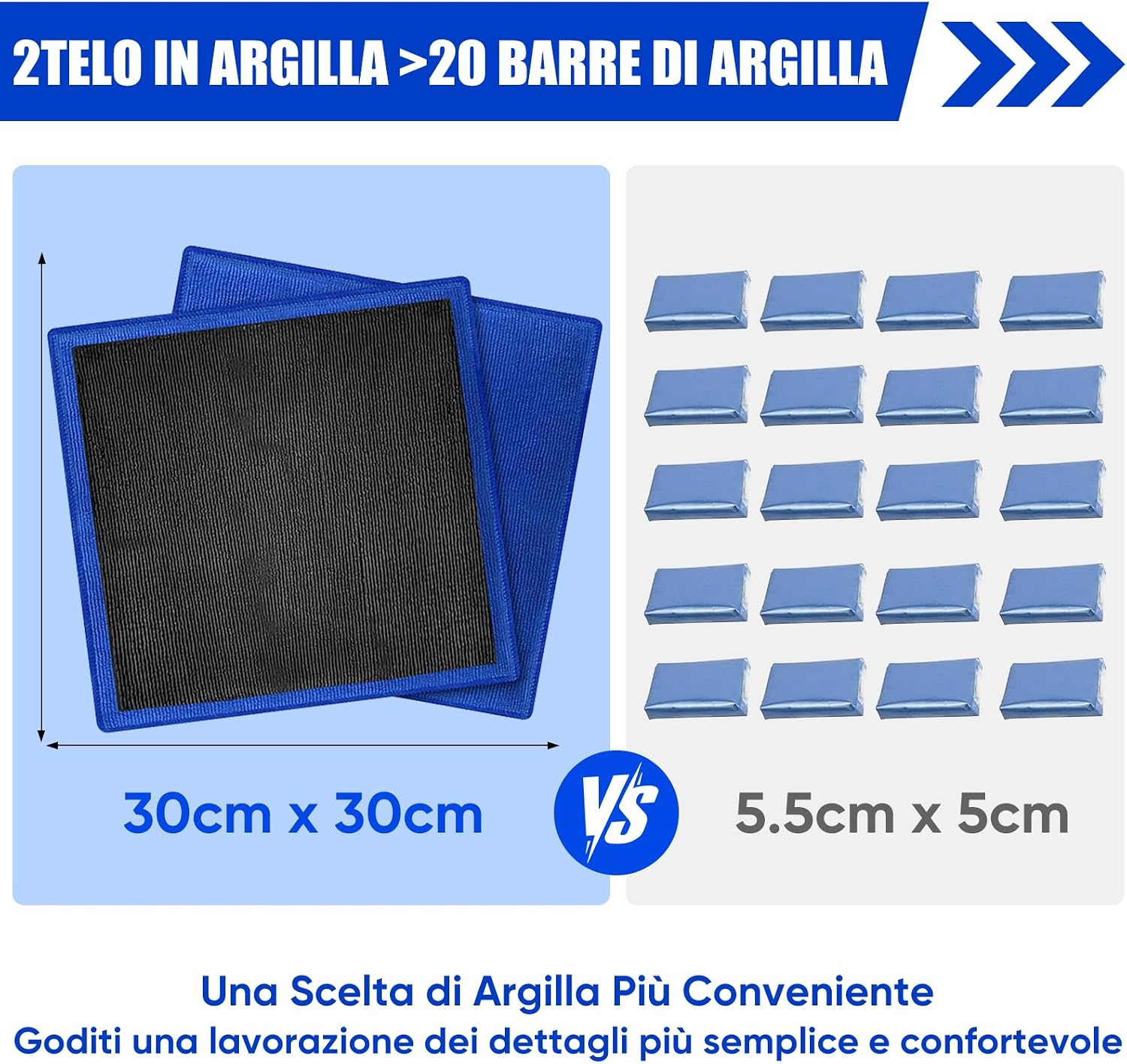 Detalle 2 de cenozo 30x30 cm Clay Bar Panno Detergente per Auto