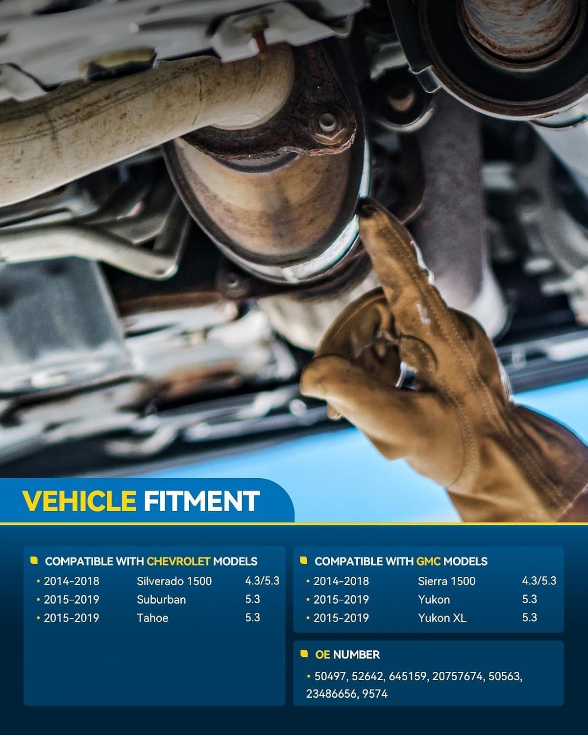 Thumbnail 1 de PHILTOP Catalytic Converter Kit for GM Silverado/Sierra 1500 and Tahoe/Yukon (5.3L & 4.3L) – EPA Compliant