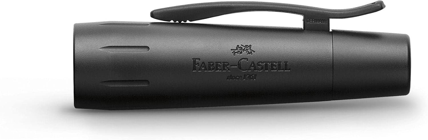 Detalle de Faber-Castell 148620: Füllfederhalter e-motion pure, Feder M, schwarze Geschenkverpackung