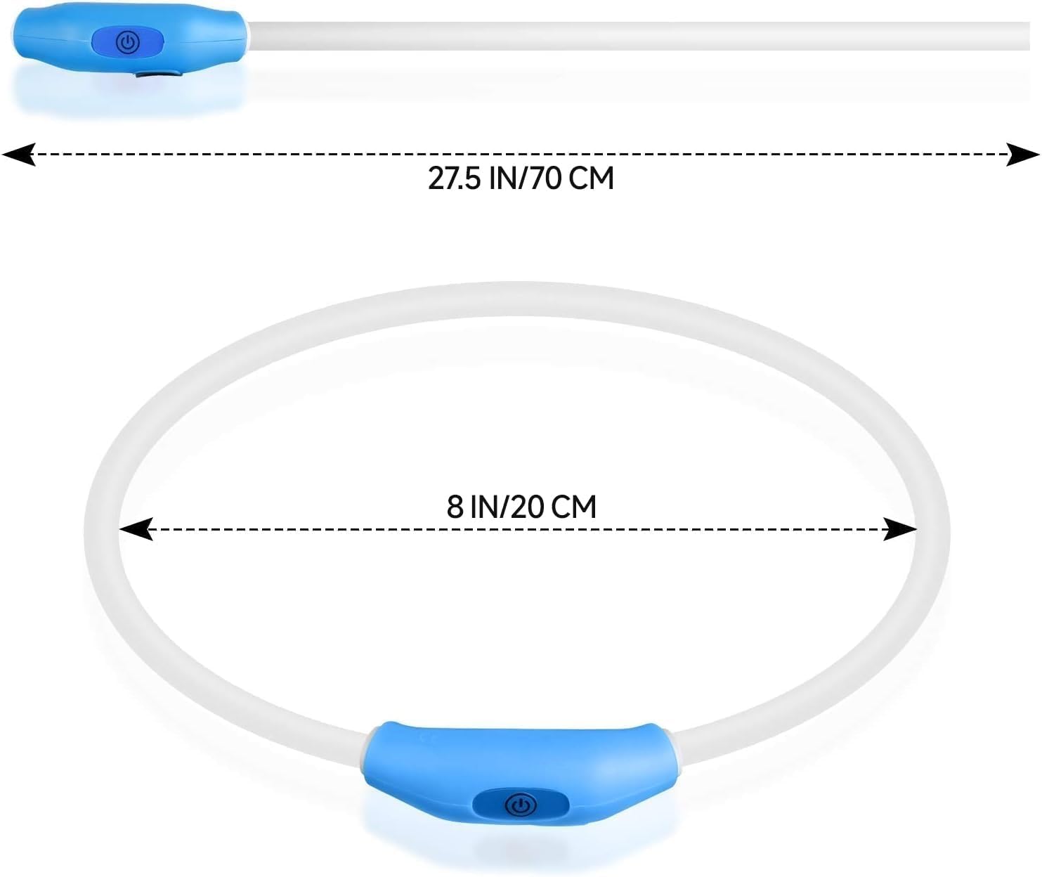 Thumbnail 6 de Novkin LED Dog Collar 2-Pack for Night Walks