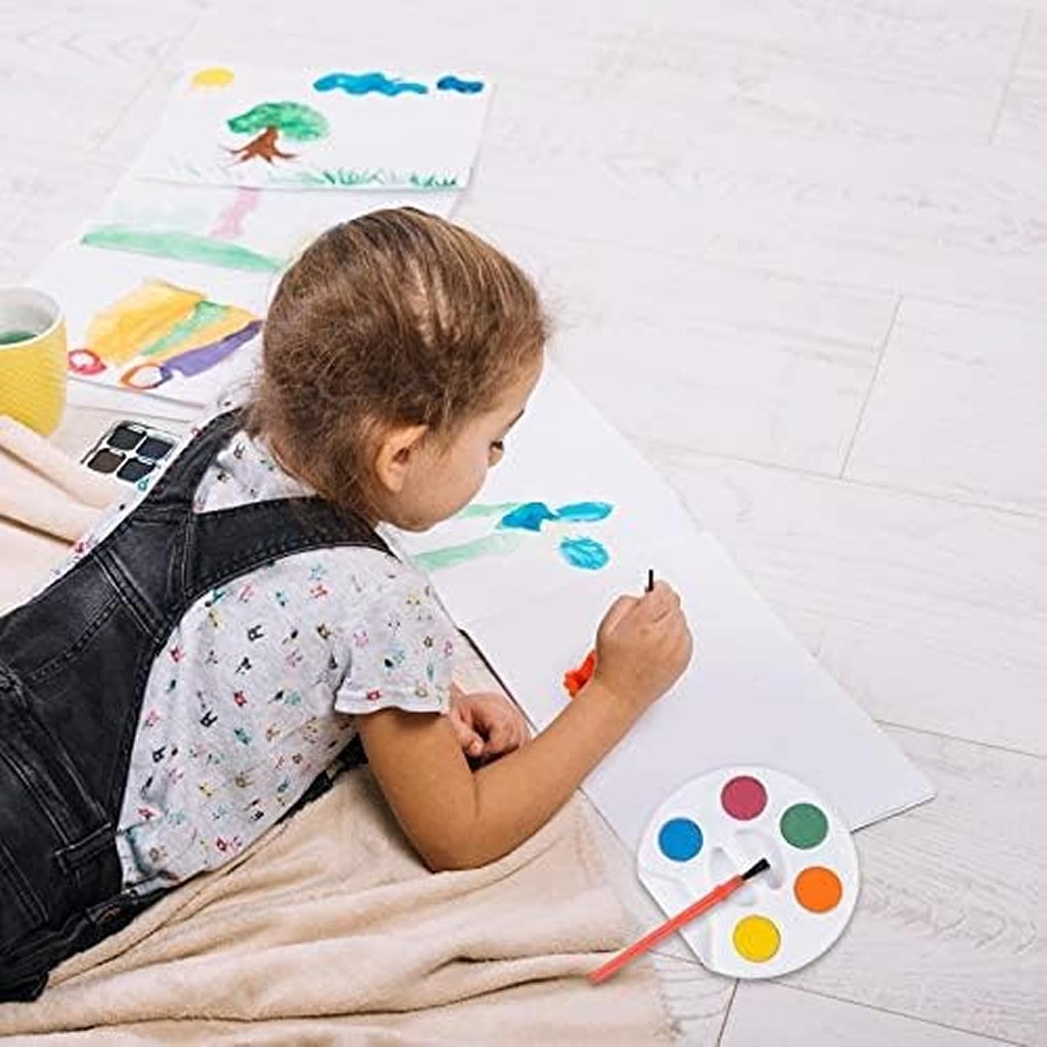 Detalle 2 de Bedwina Set colori ad acquerello mini 24 pezzi 🎨