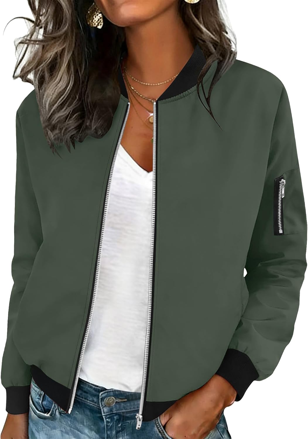 Thumbnail 6 de HOTOUCH Women's Bomber Jacket in Polyester