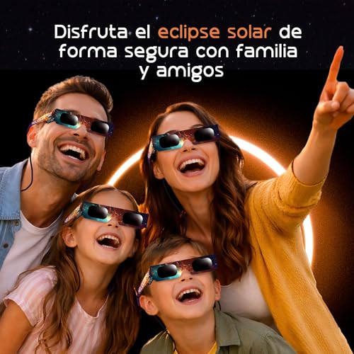 Thumbnail 6 de Helioclipse 12 Gafas Eclipse Solar homologadas ISO 12312-2 CE para 2026