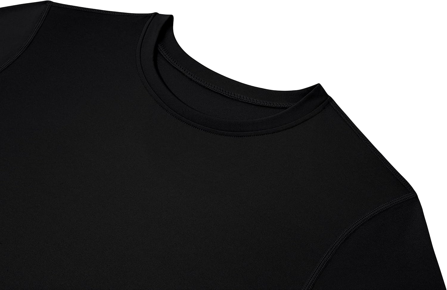 Detalle 2 de PowerLayer Maglia da Uomo a Manica Lunga Girocollo a Compressione – Strato tecnico a compressione leggera