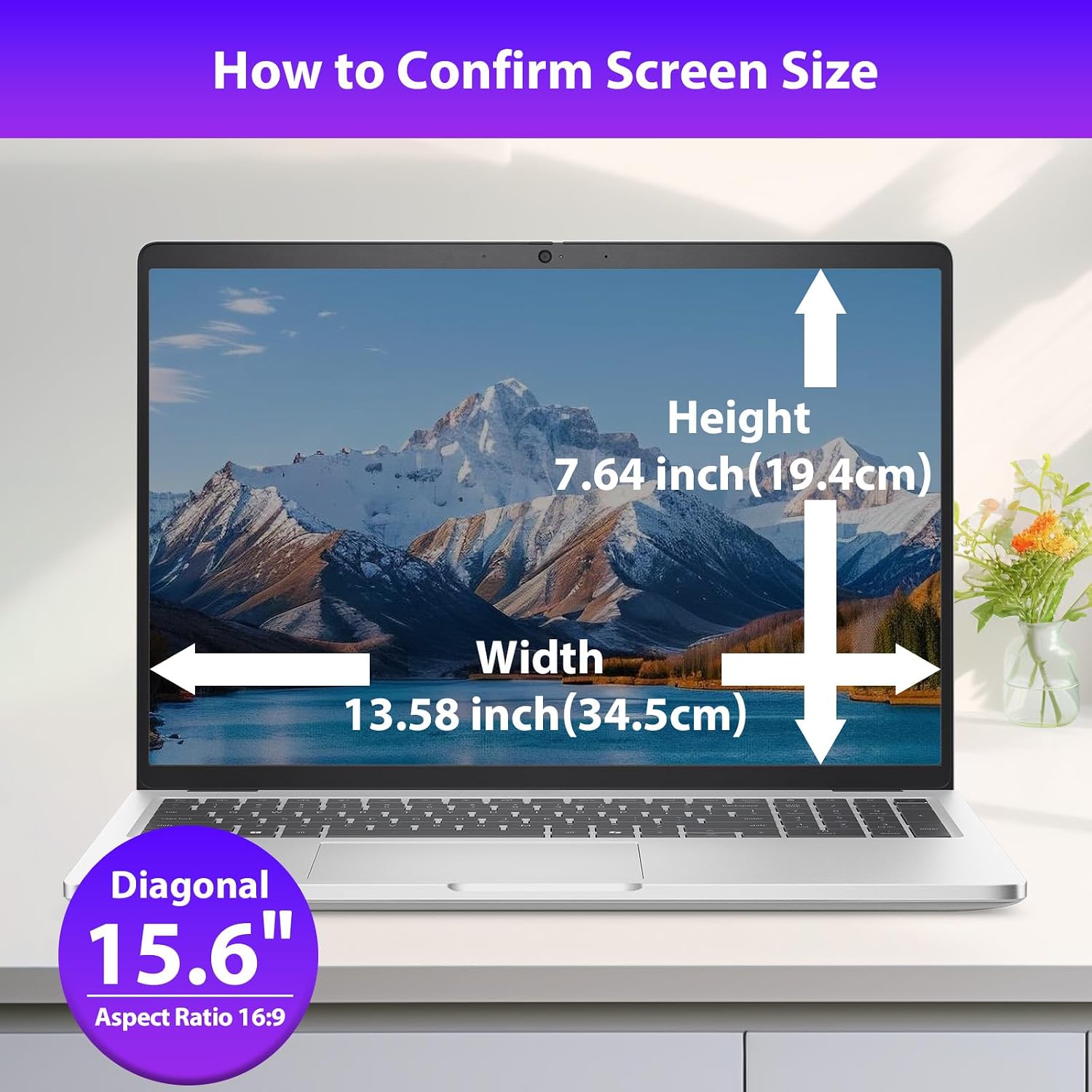 Detalle 2 de STARY 15.6 Inch Laptop Privacy Screen