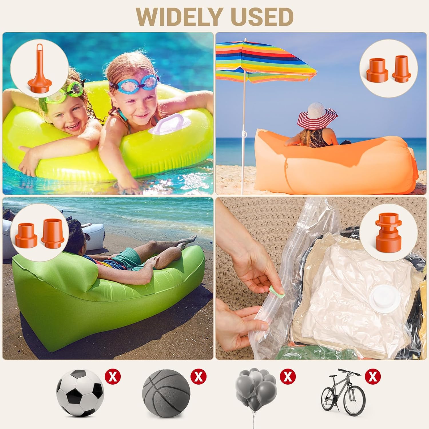 Detalle 2 de CLOPAE Electric Mini Air Pump for Inflatables