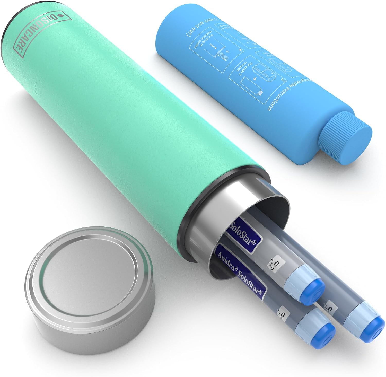 Thumbnail 6 de DISONCARE Insulin Kühltasche: Tragbare Härtet-Kühlbox für Insulin und Medikamente