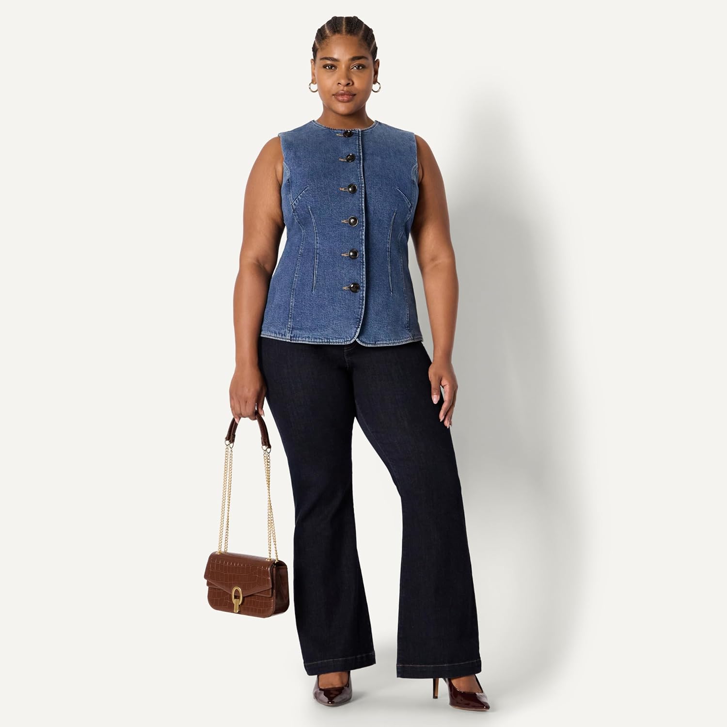 Thumbnail 6 de Amazon Essentials Women's Denim Vest Regular Fit
