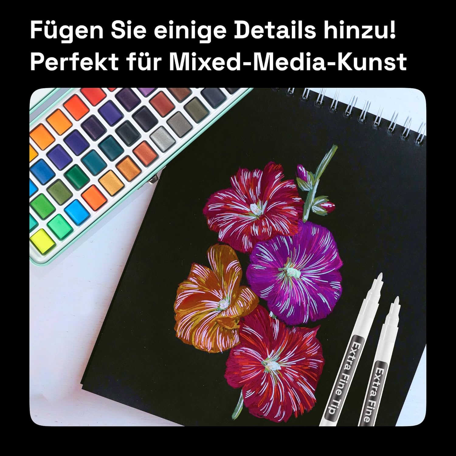 Thumbnail 5 de Artistro Acrylstifte weiß 5er-Set 0,7 mm