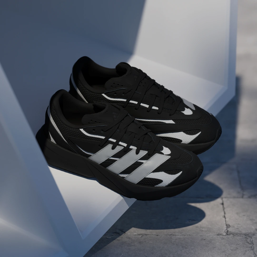 Detalle 2 de Adidas Zapatilla Lightblaze negra: comodidad para uso diario y entrenamiento ligero