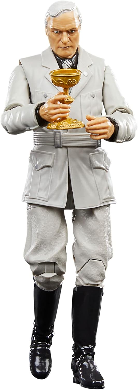 Detalle de Hasbro Indiana Jones Adventure Series Walter Donovan アクションフィギュア 映画モチーフの付属品付き