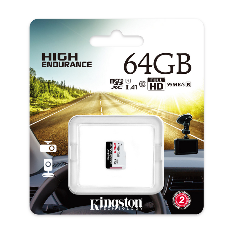 Detalle 2 de Kingston Endurance microSDXC 64GB UHS-I Clase 10 (High Endurance)