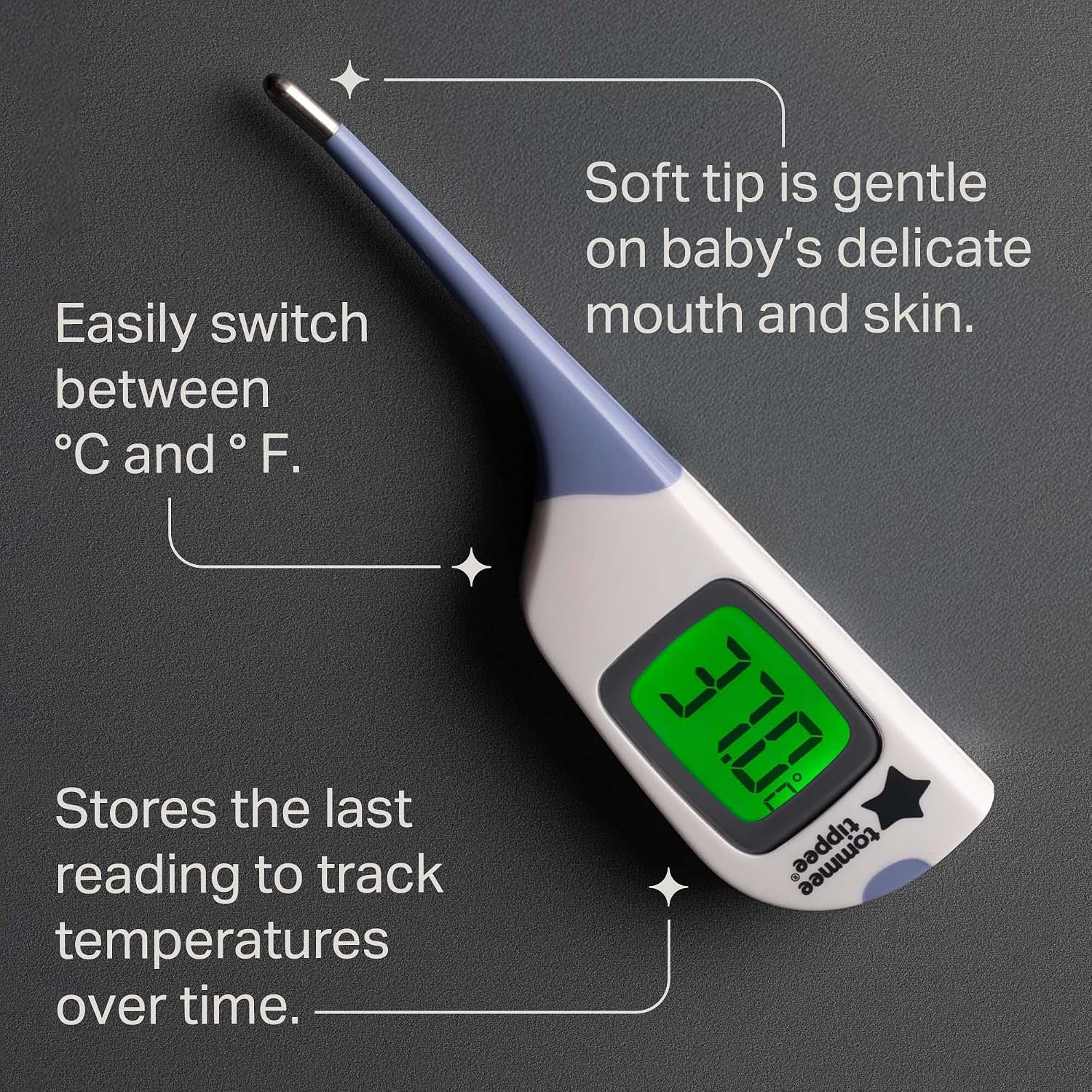 Detalle 2 de Tommee Tippee FlexiPen thermometer fast 8-second