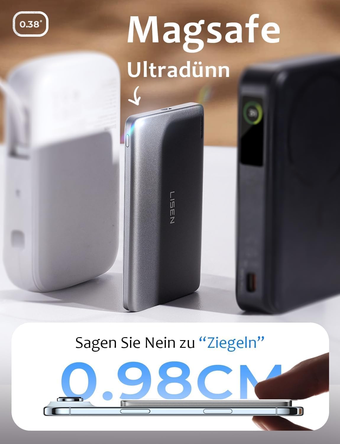 Thumbnail 2 de LISEN MagSafe Slim Powerbank 5000mAh