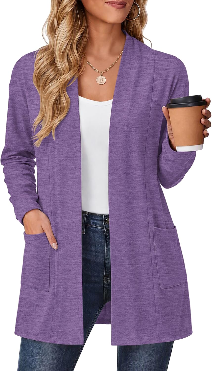 Detalle de Zeagoo Women's Cardigan Lightweight