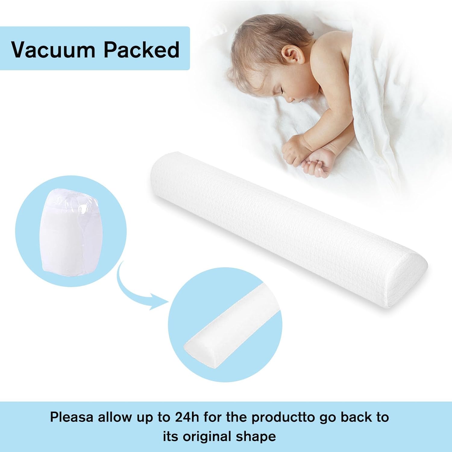 Thumbnail 6 de TANYOO Bed Guard for Toddlers: Soft Foam Rail with Non-Slip Cover (1 Pack)