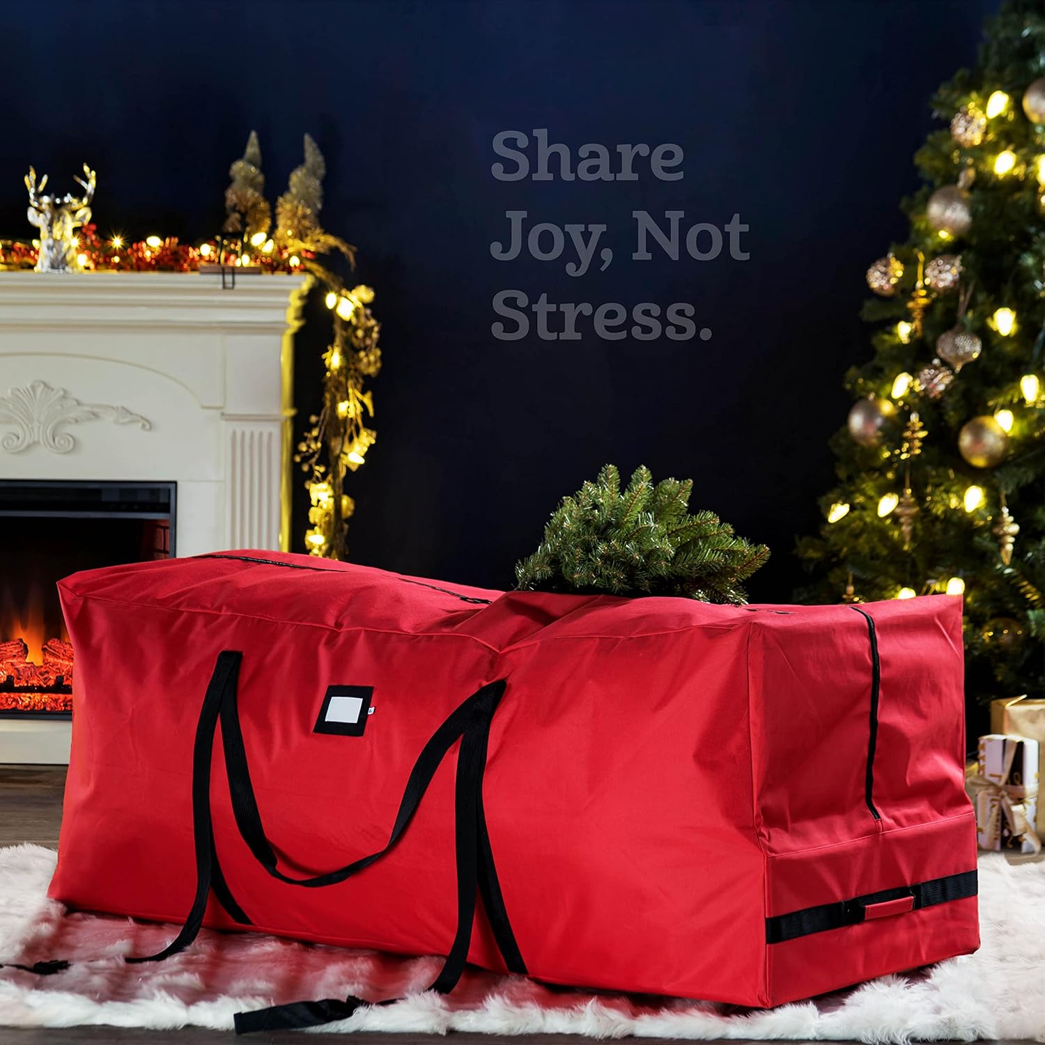Thumbnail 1 de Large Rolling Christmas Tree Storage Bag 9 ft 🎄