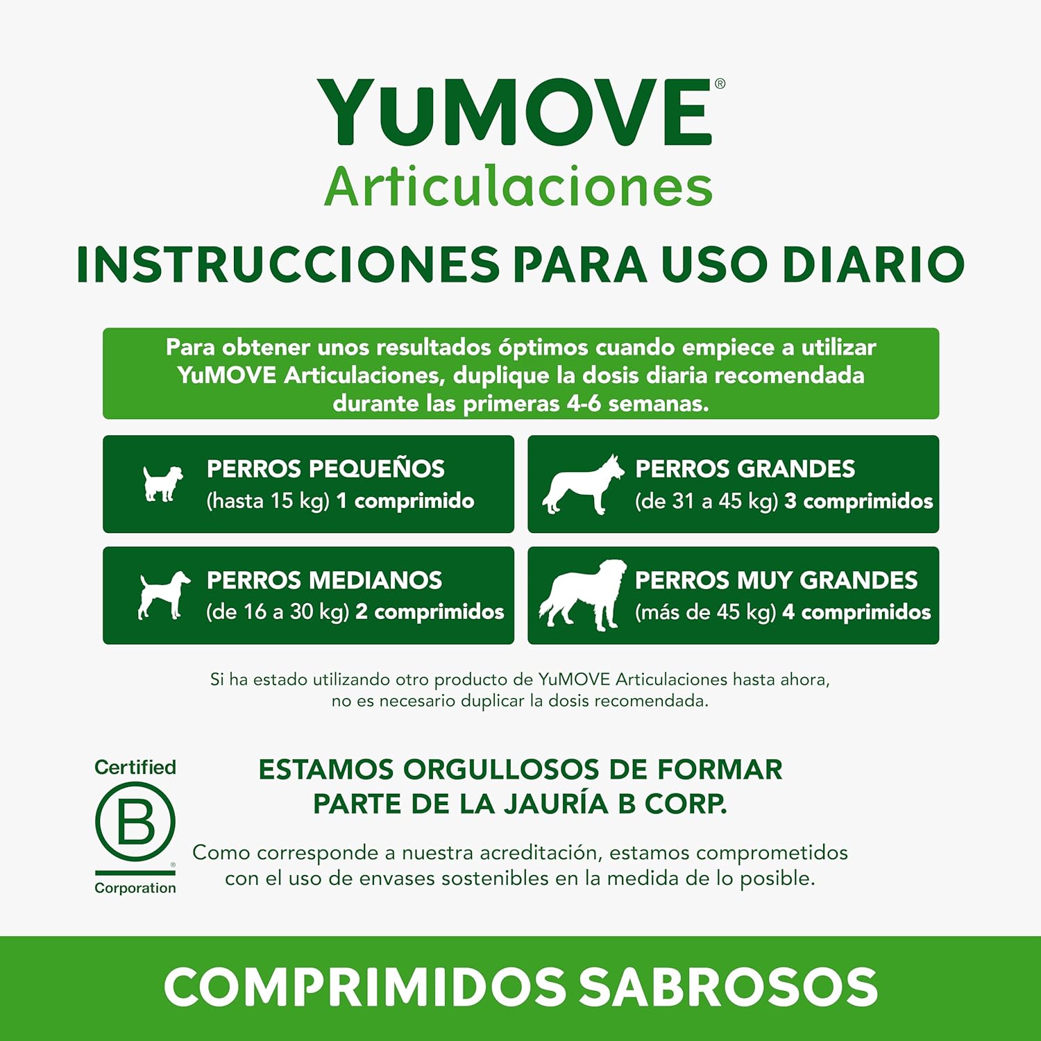 Thumbnail 4 de YuMOVE Articulaciones Perros 6-8 Años 🐶, 120 Comprimidos