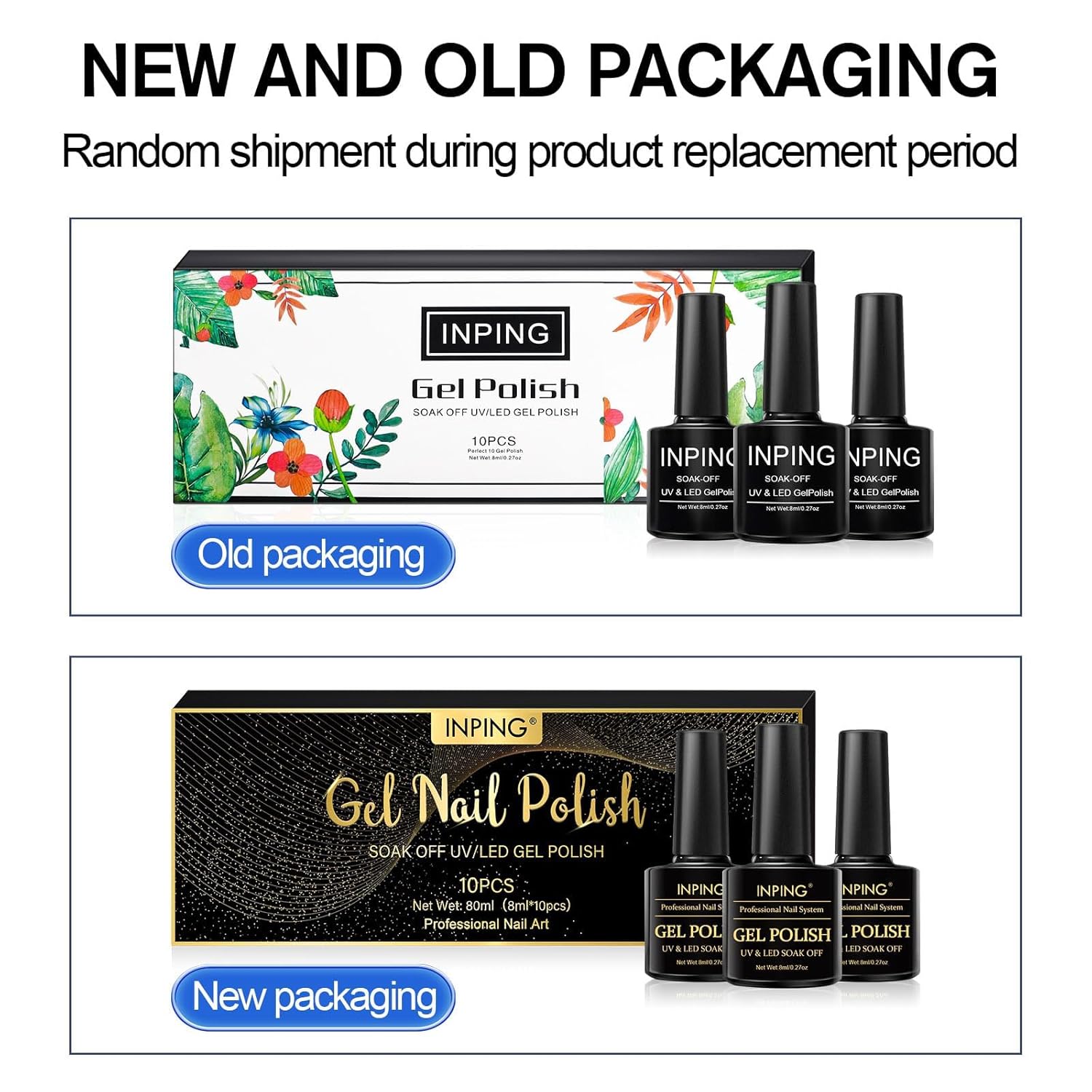 Thumbnail 1 de INPING UV Nagellack Pastell Set (10 Stück) – Makronen-Pastellfarben für Gel-Nägel & Nail Art