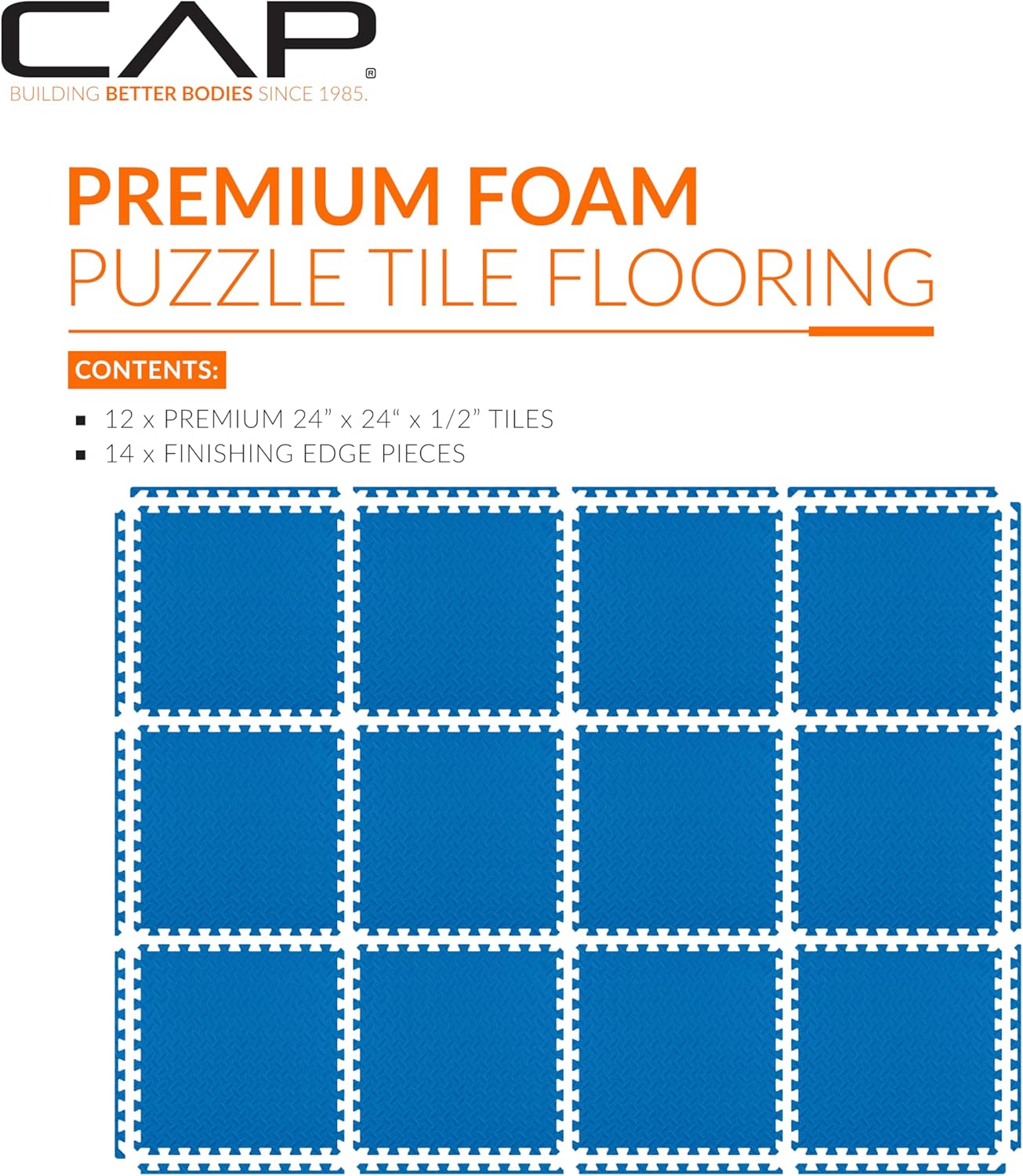 Thumbnail 1 de CAP Barbell Interlocking EVA Foam Puzzle Mat 1pc 🧩