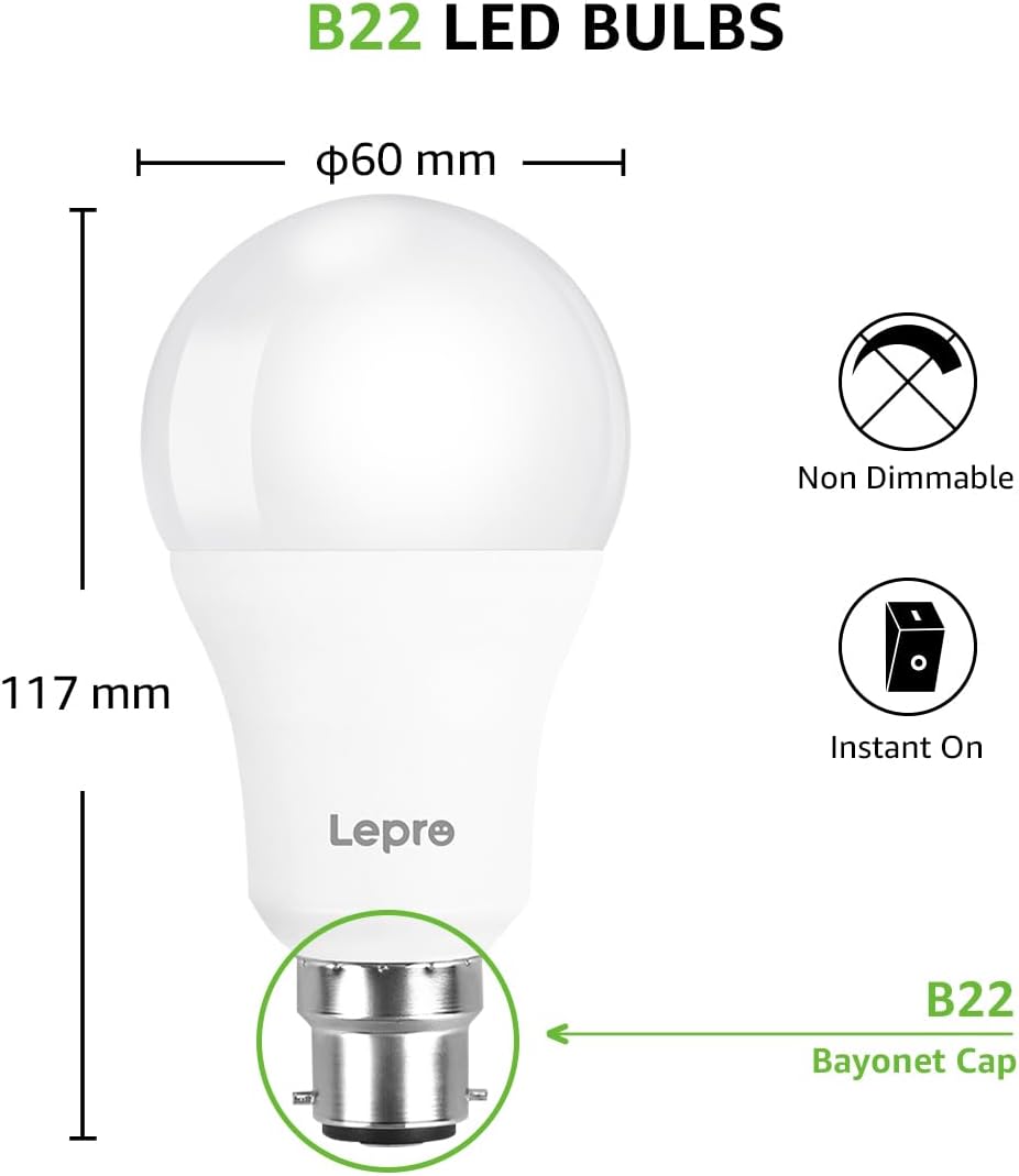 Thumbnail 5 de Lepro Bayonet 13W LED B22 1520lm