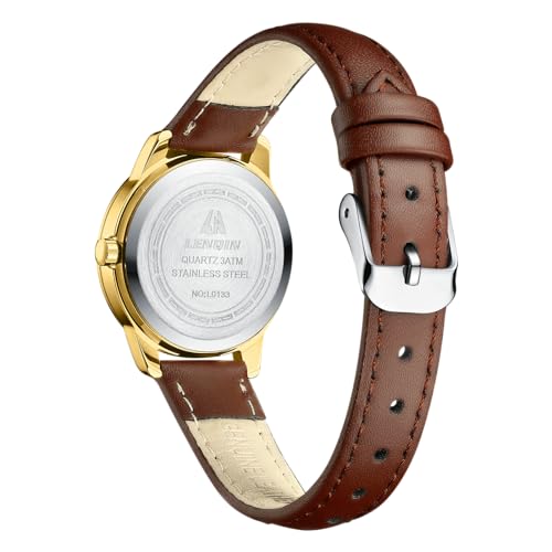 Detalle 2 de LN LENQIN Montre Femme Quartz Étanche - Bracelet Cuir 30 mm