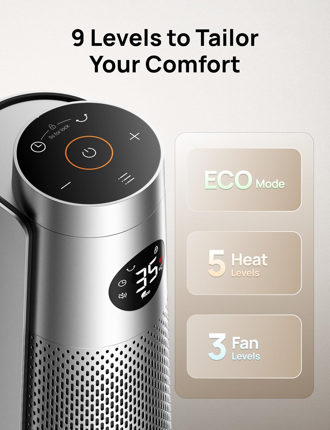 Thumbnail 5 de Dreo 30" Silent Space Heater 25dB