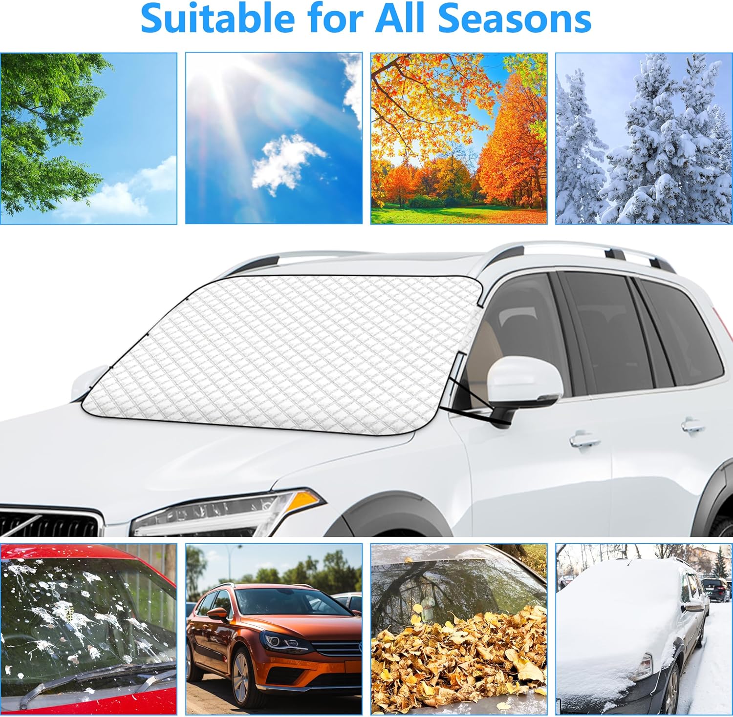 Detalle 2 de Car Windshield Cover Frost and Snow Protector