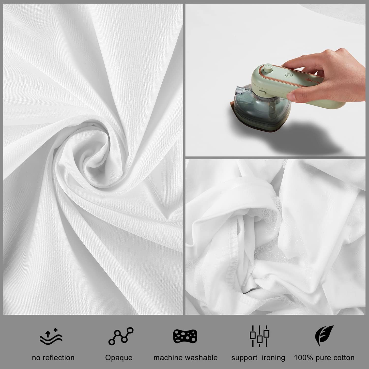 Detalle de RTUIY White Backdrop 1.8×2.8m photography backdrop 🎥