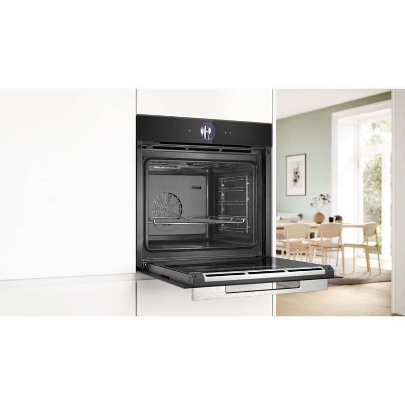 Detalle de Bosch Serie 8 HSG7361B1 Horno con Vapor 71L